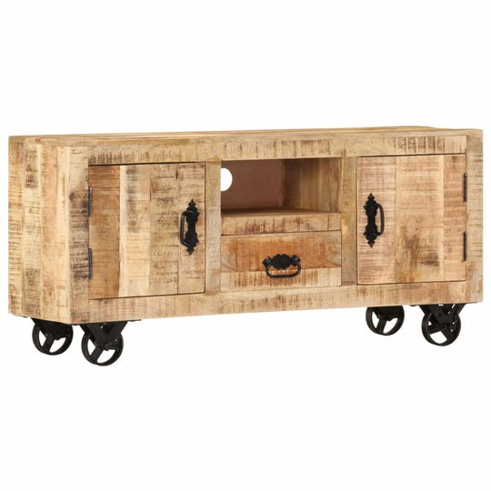 vidaXL tv-skab 110x30x50 cm ru mangotræ