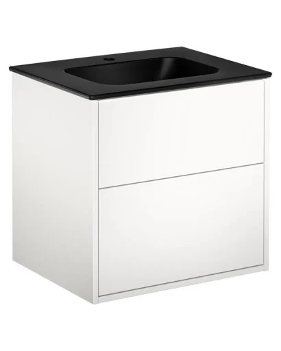 Gustavsberg Artic møbelpakke, 60x46,5 cm, hvid/sort