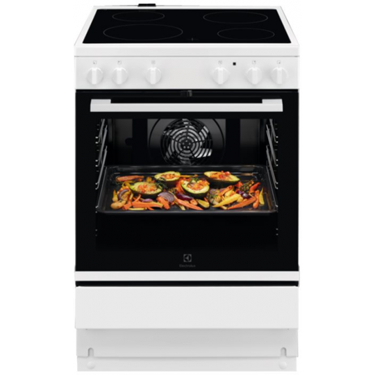 Electrolux LKR64000NW - Glaskeramisk komfur