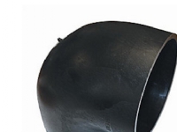 Geberit 75 mm 88,5° sort PEH-afløbsbøjning