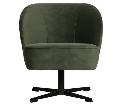 Moderne rotérbar lænestol i velour B65 cm - Onyx