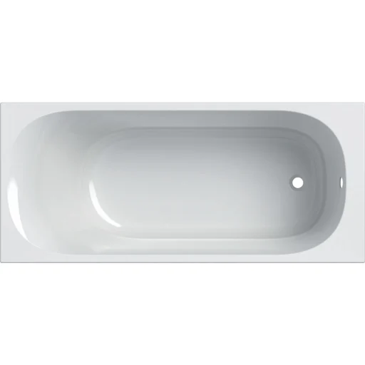 GEBERIT badekar 1700x750x450mm smal kant m/ben akryl white