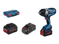 Bosch SLAGNØGLE GDS 18V-1000 2X5,5 PC L-BOXX - Uden batteri og oplader