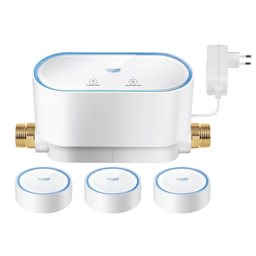 Grohe Sense Guard Smart Startpakke m/Vandafbryder & 3 vandalarmer