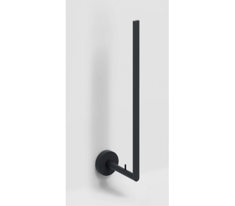 FLAT Toiletrulleholder til 3 ruller H30,6 cm - Mat sort