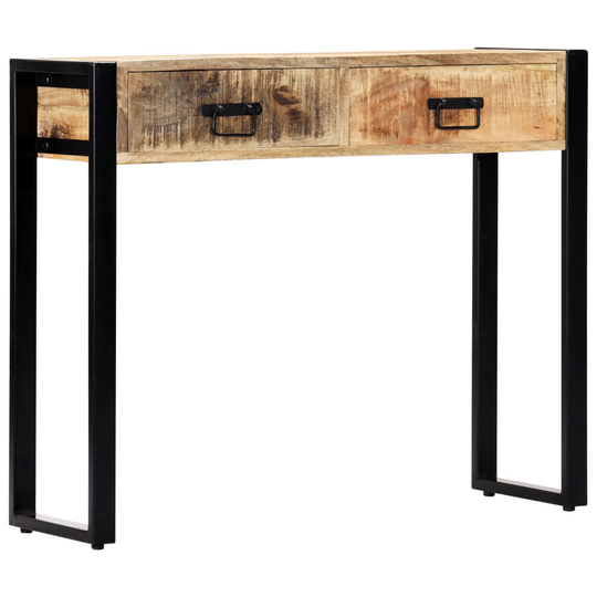 vidaXL konsolbord 90 x 30 x 75 cm massivt mangotræ