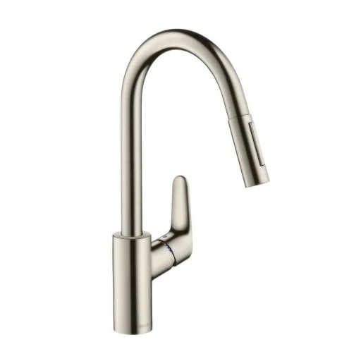 Hansgrohe Focus 240 køkkenarmatur, stål look