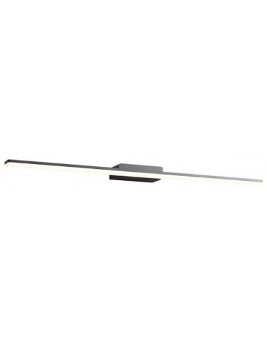 BARRIO Badeværelseslampe i metal og akryl B90 cm 1 x 27,4W SMD LED - Mat sort