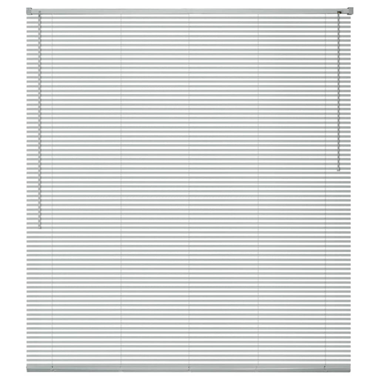 vidaXL persienne aluminium 120 x 130 cm sølvfarvet