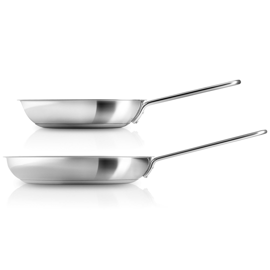 Eva Trio Rustfrit Stål belagt Stegepandesæt 28 + 20 cm.