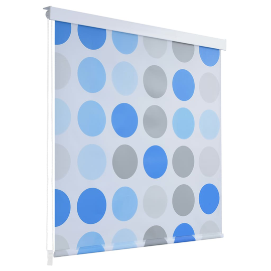 vidaXL rullegardin til brusekabine 100 x 240 cm cirkel