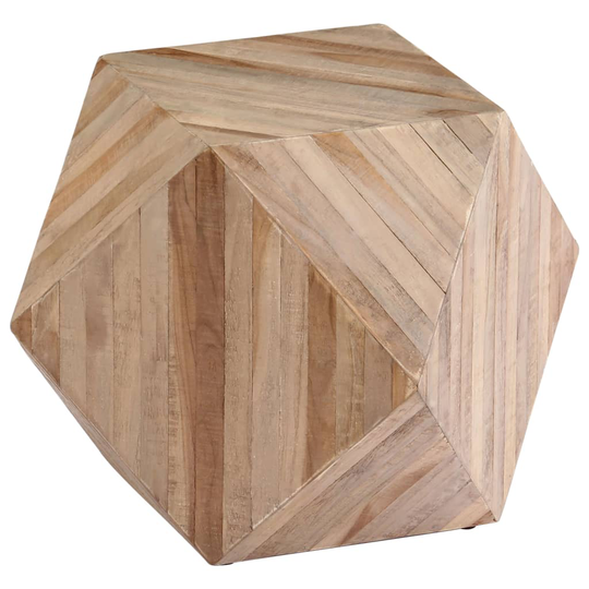 vidaXL sidebord i genanvendt teak 40 x 40 x 40 cm