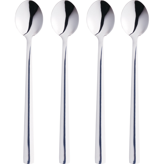 Aida RAW latteske, rustfrit stål, 4-pak