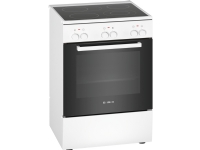 Bosch Serie | 2 HKA090220 - Komfur - fritstående - bredde: 60 cm - dybde: 60 cm - højde: 85 cm - Klasse A - hvid