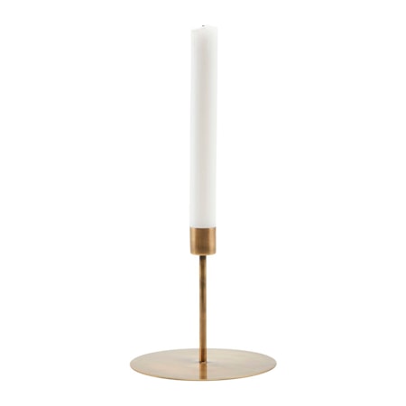 Anit lyseholder antik messing