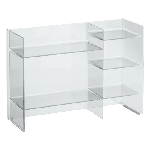 Kartell Laufen Sound Rack reol, 75x53 cm, transparent