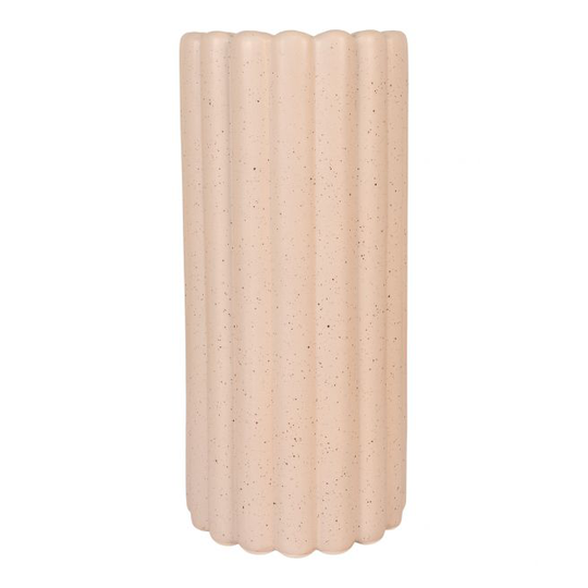 Vase i rosa keramik Ø15x33 cm - 4441715