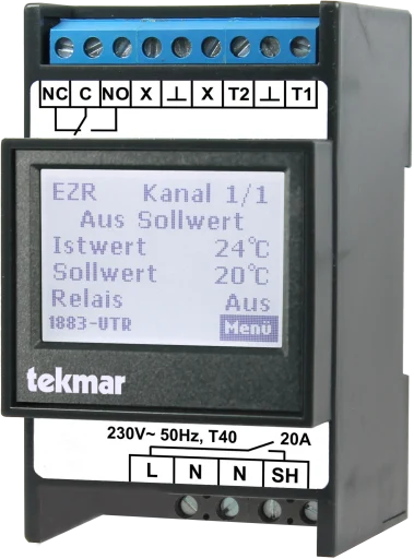 TM-1883UTR Termostat "all in one" DIN montering