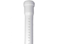 32 x 500 mm Rør afløb hvid PP