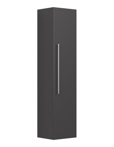 Homeline Vægskab i mdf H150 x B35 cm - Antracit højglans