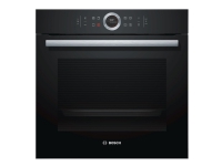 Bosch Serie | 8 HBG675BB1 - Ovn - til indbygning - niche - bredde: 56 cm - dybde: 55 cm - højde: 58.5 cm - med selv-rengøring - Klasse A+ - sort