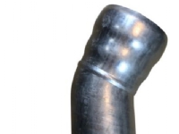 GM-X DN 50 bøjning 15 gr. - Galvaniseret
