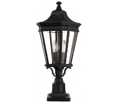 Cotswold Lane Halvmurslampe H57,5 cm 2 x E14 - Sort