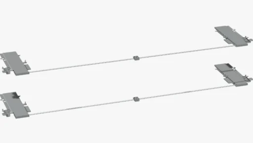 Dansani Push-open kit, 2 skuffer, 120 cm