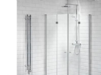 Vetro foldedør 89x200 - Justerbar Aluprofil, 6mm Hærdet Klart Glas, EasyClean