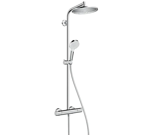 Hansgrohe Crometta S 240 1jet komplet brusesystem m/EcoSmart, krom