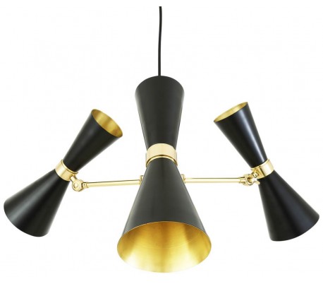 Cairo lysekrone Ø70 cm 3 x GU10 LED - Poleret messing
