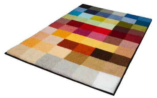 Kleine Wolke Cubetto bademåtte, 75x120 cm, flerfarvet