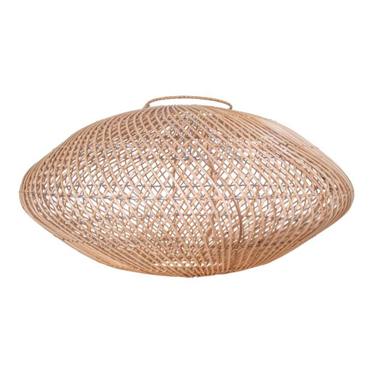 Lampe i natur rattan - 4601010