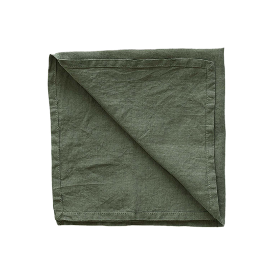 Tell Me More Serviet, 45x45 cm, khaki