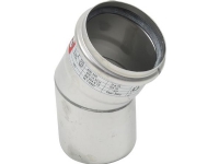 Blücher bøjn.30.0gr.75mm - m.O-ring RF AISI 304.Alm RF stål