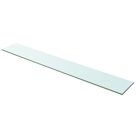 vidaXl hylde glaspanel klar 100x15 cm