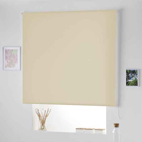 Gennemsigtigt rullegardin Naturals Beige 160 x 175 cm