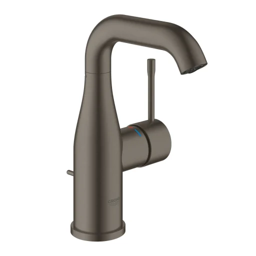 Grohe Essence M-Size håndvaskarmatur m/bundventil, børstet hard graphite