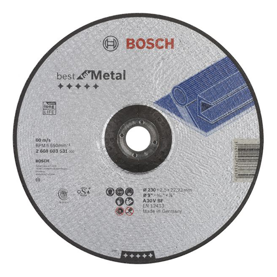 Bosch Skæreskive A30v B M 230x2,5mm Krøppet - 2608603531