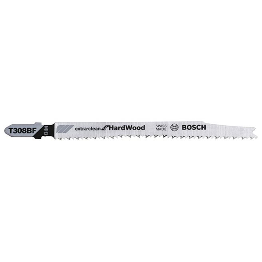 Bosch Stiksavklingeinge T308bf Hårdttræ Fin 100stk - 2608636571