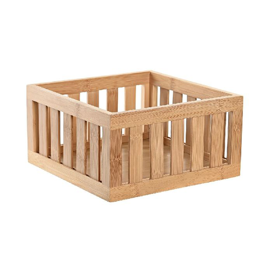 Makeup organisatoren DKD Home Decor Bambus (22 x 22 x 11,5 cm)