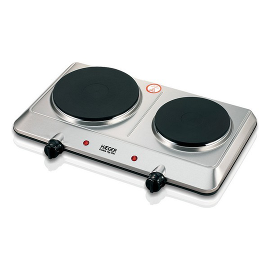 Elektrisk Varmeplade Haeger Double Top Disc 2 Komfurer 2250W