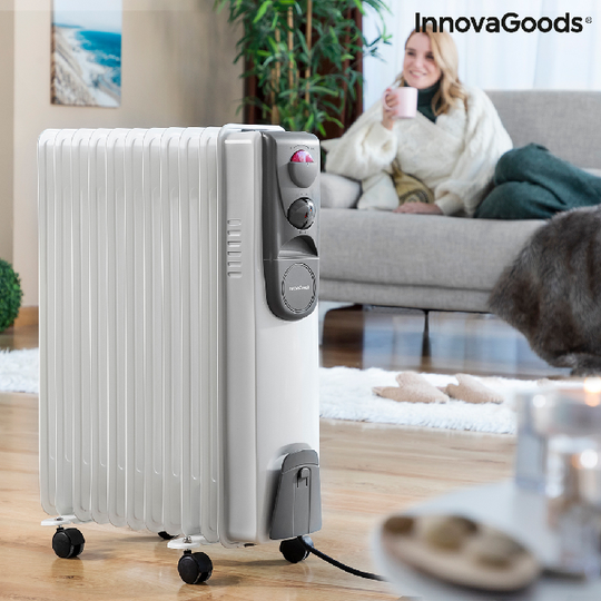 Olieradiator Oileven InnovaGoods 2500 W (11 kamre)