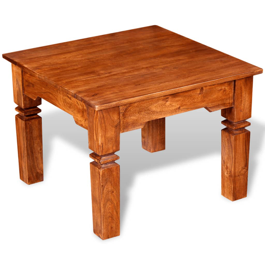 vidaXL sofabord 60x60x45 cm massivt træ