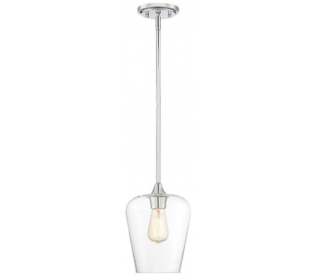Octave 1 Loftlampe Ø22 cm - Poleret krom/Klar