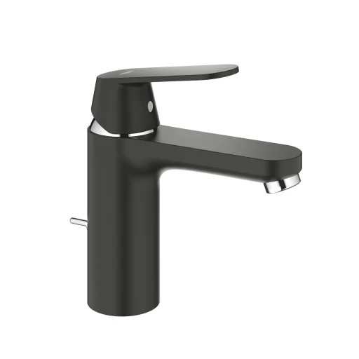 Grohe Eurosmart Cosmopolitan M-size håndvaskarmatur, med bundventil, mat sort