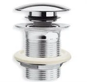 Unique push-open bundventil 1 1/4" u/overløb