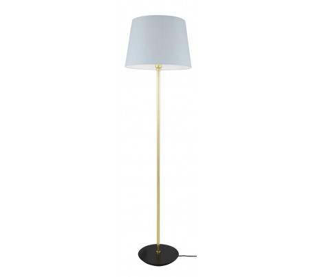 Lyre Gulvlampe H148 cm 1 x E27 - Grå/Messing
