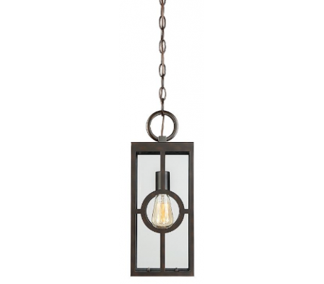 Lauren 1 Loftlampe 17 x 17 cm - Antik bronze/Klar