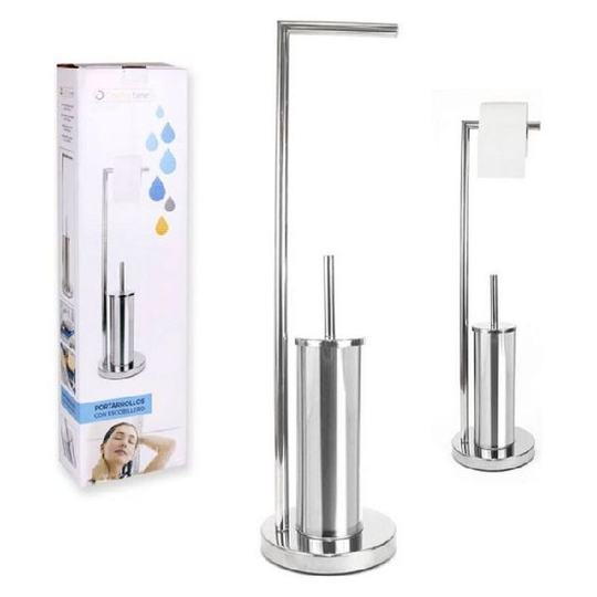 Toiletpapirholder med toiletbørsteholder Confortime